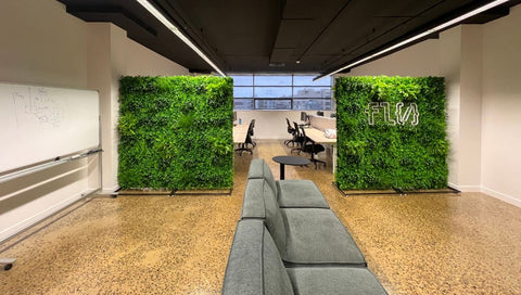 Fl0 Office, Free-standing, Artificial Green Walls | Privacy Screens