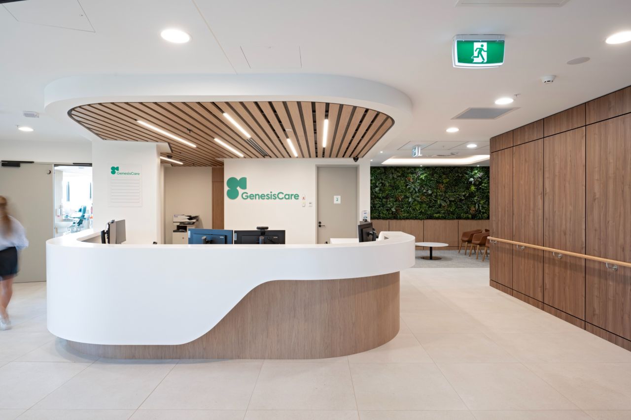 GenesisCare - Healthcare Practice Environment, Artificial Green Walls, Australian Rollout - Evergreen Walls