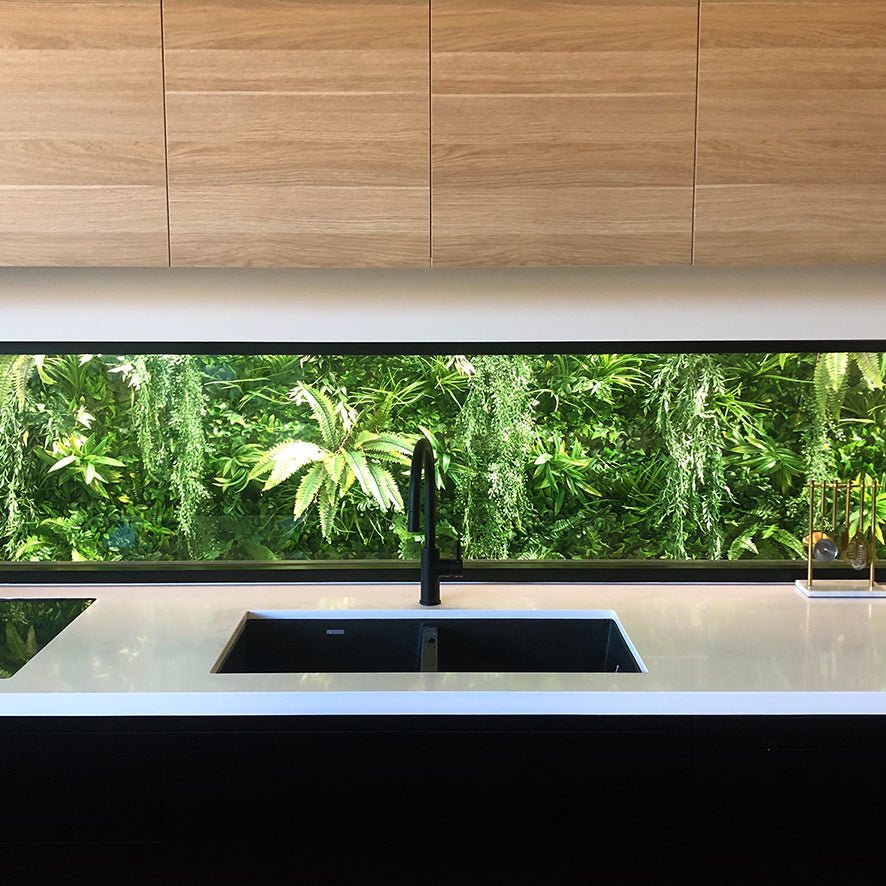Kitchen Window Splash back installations - Evergreen Walls