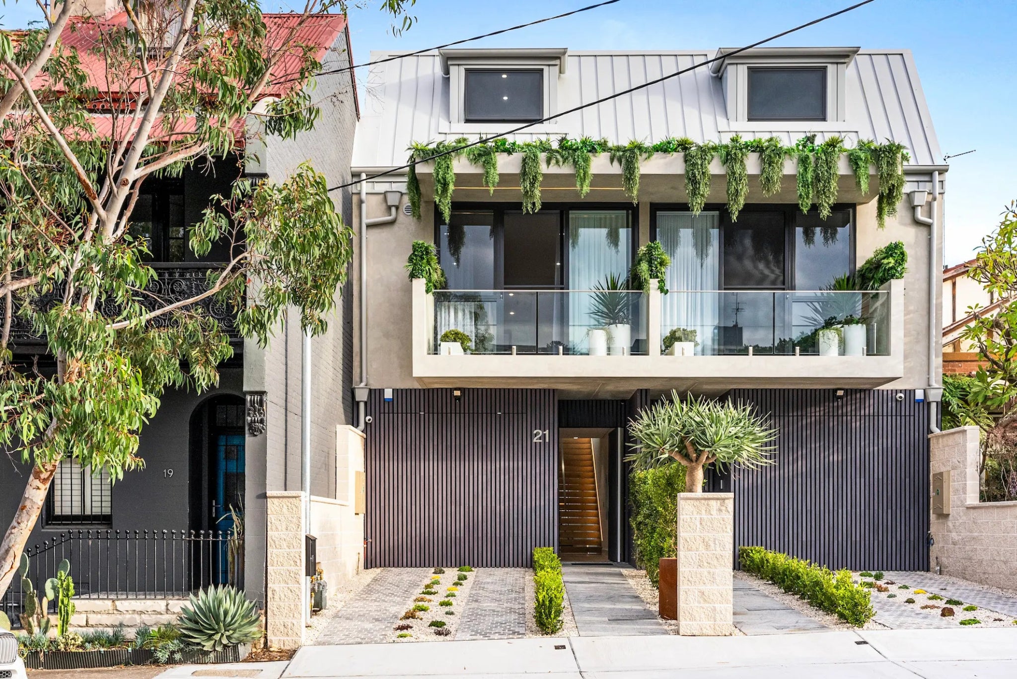 Luxury Sydney Residential Faux Exterior and Interior Greenery Fitout - Evergreen Walls