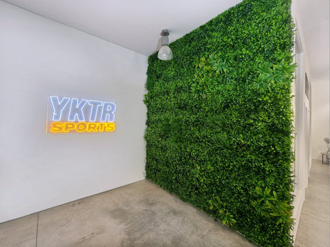 YKTR Sports Green Wall