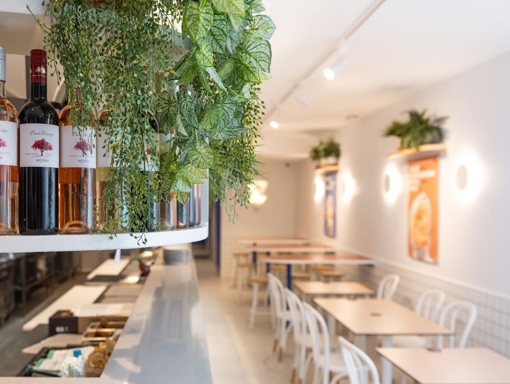 Zeus Street Greek Restaurants, New South Wales Artificial Greenery Roll Out - Evergreen Walls