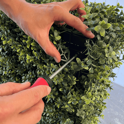 Portable Boxwood Hedge Planter UV
