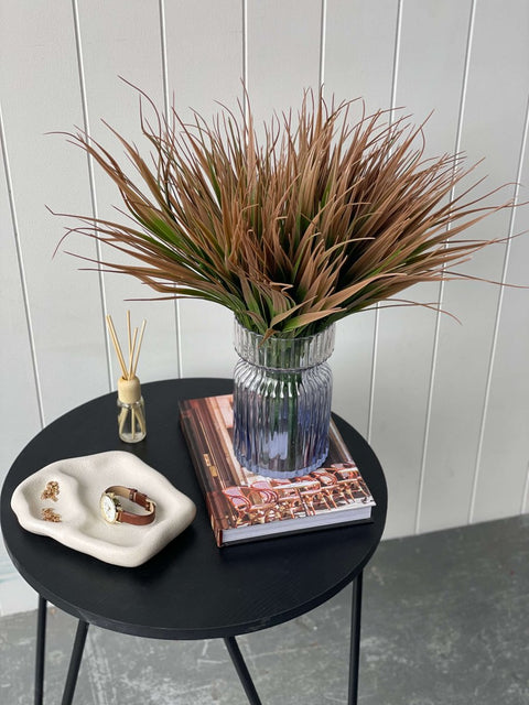 Grass Bush Brown 35cm (UV) - Evergreen Walls