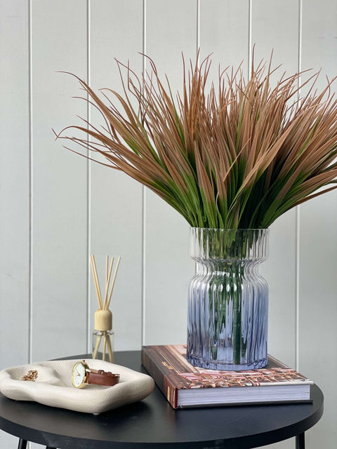 Grass Bush Brown 35cm (UV) - Evergreen Walls