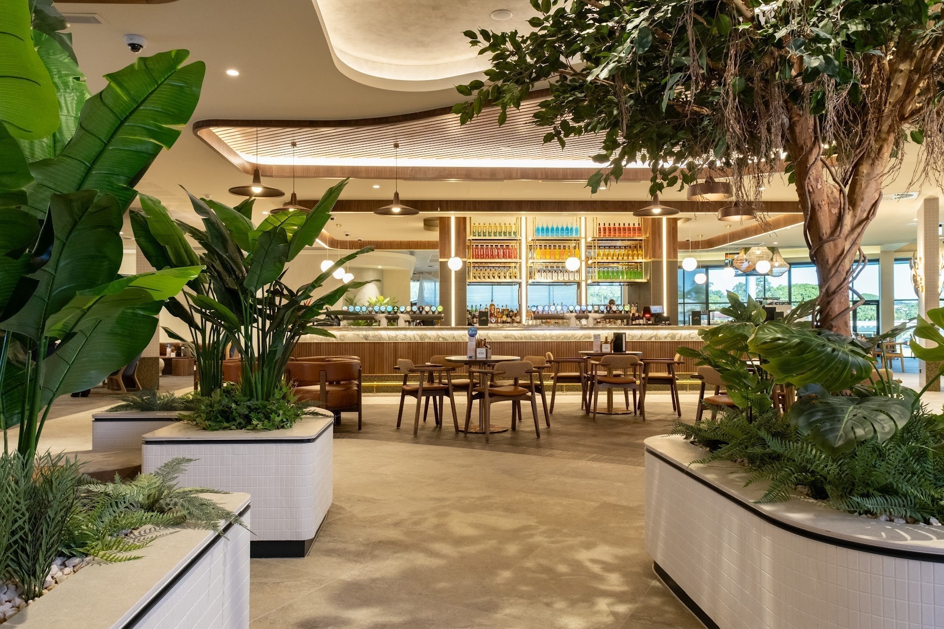 Award-Winning Redevelopment: Carina Leagues Club Artificial Greenery Fitout