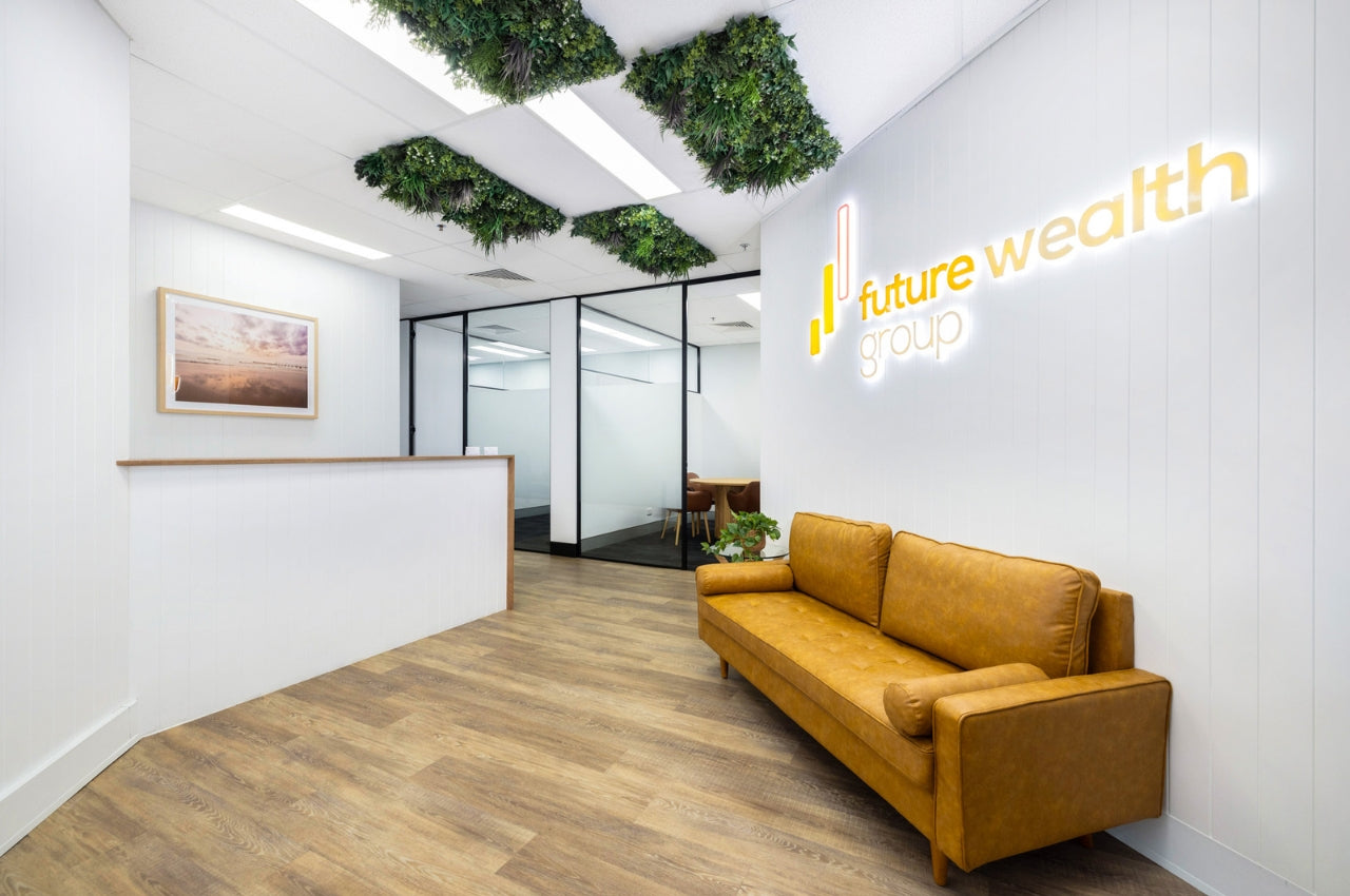 Future Wealth Group - Commercial Workspace - Evergreen Premium Ceiling Tile Installation