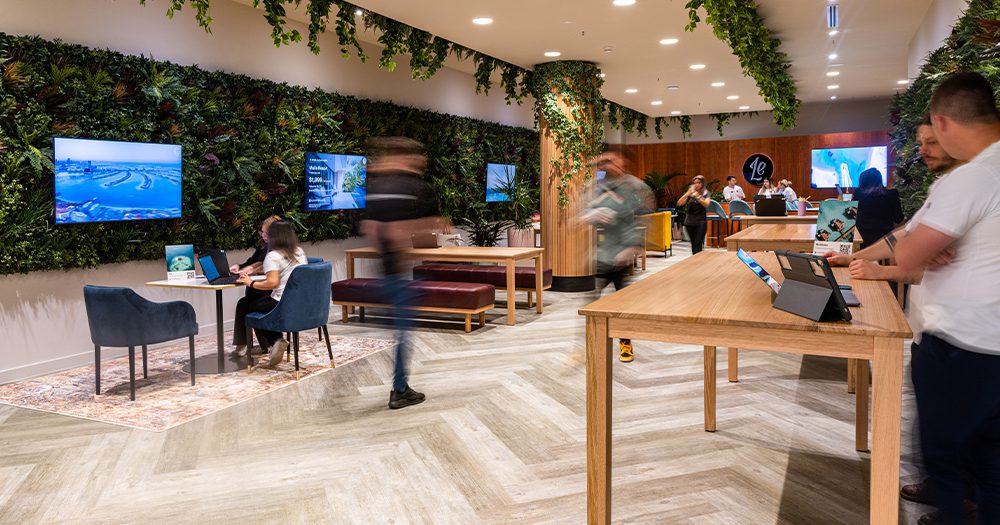 How Evergreen Walls Helped Luxury Escapes Bring Biophilic Design to Chadstone Shopping Centre