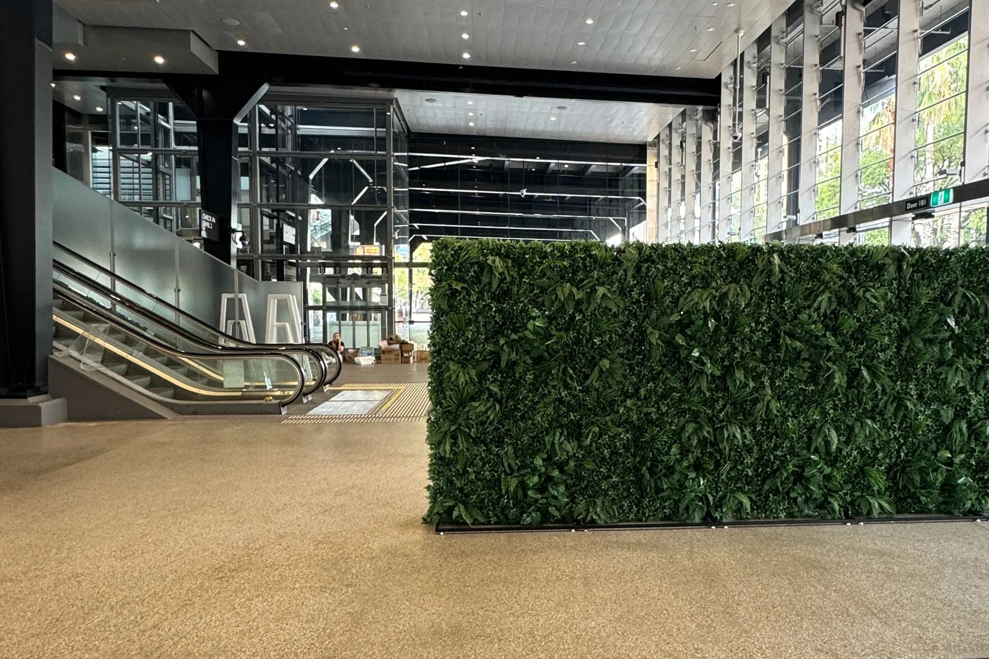Overseas Passenger Terminal Sydney portable green wall