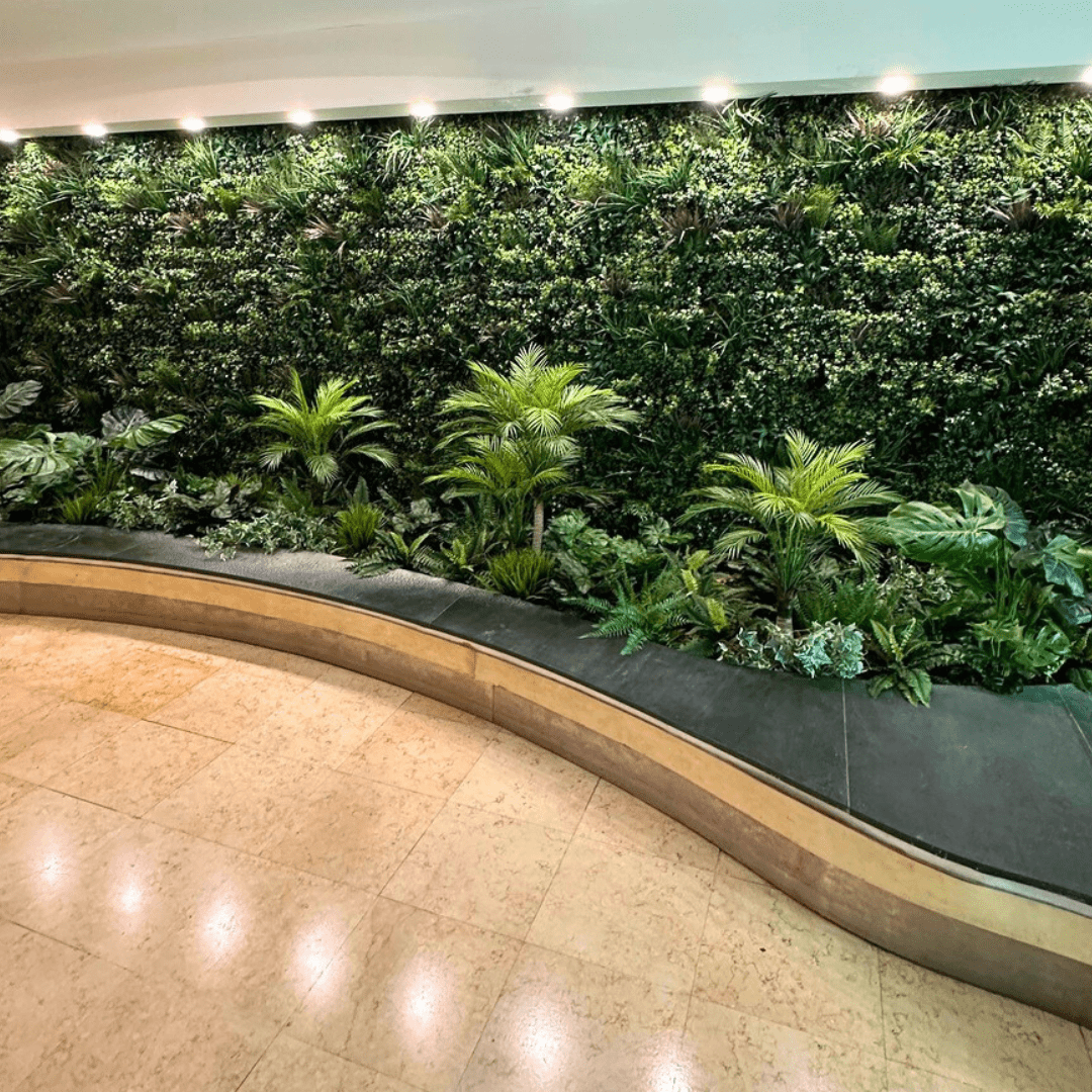 Harbour Garden Towers - Commercial Internal Green Wall Installation - Evergreen Walls