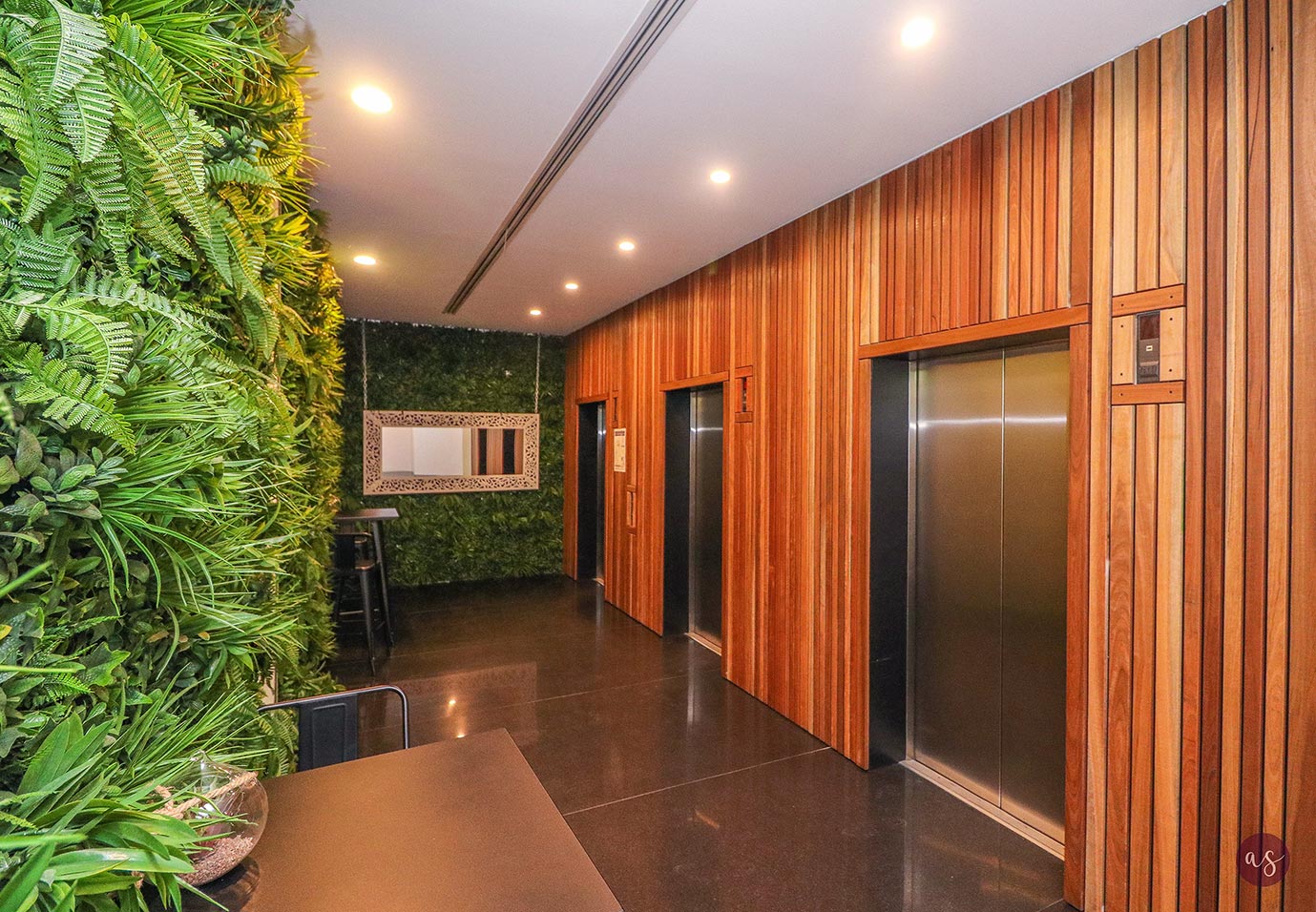 WOTSO WorkSpace And Their Artificial Vertical Garden Wall