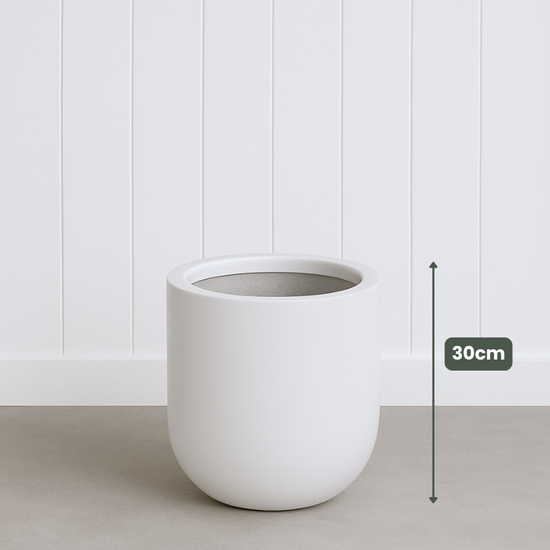 Lightweight Classic Pot | White | Evergreen Walls