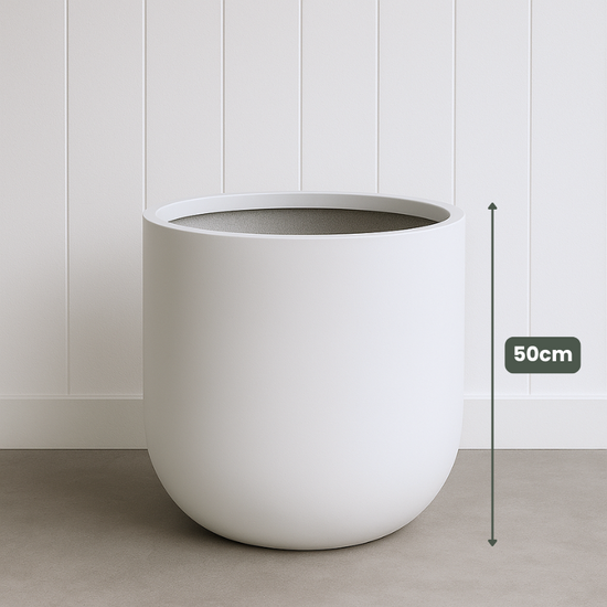 Lightweight Classic Pot | White | Evergreen Walls