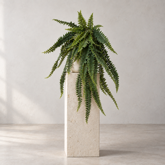 Artificial Boston Fern Hanging Bush | 147cm