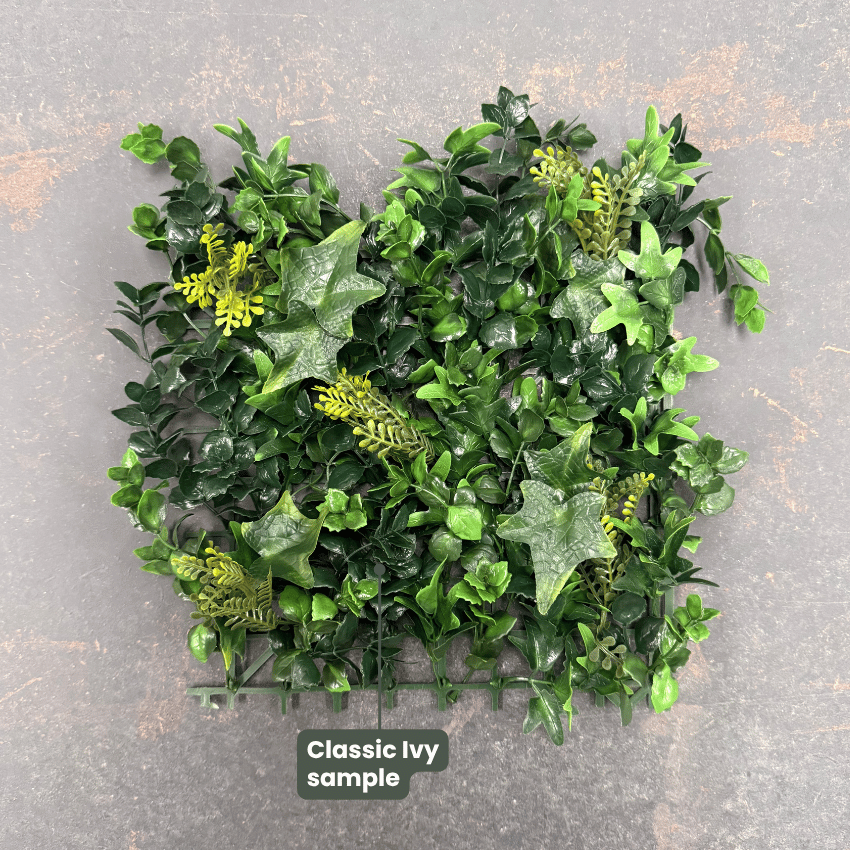 Classic Ivy Artificial Green Wall Sample