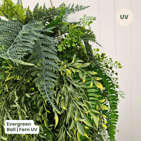 Evergreen Hanging Greenery Ball | Evergreen Walls