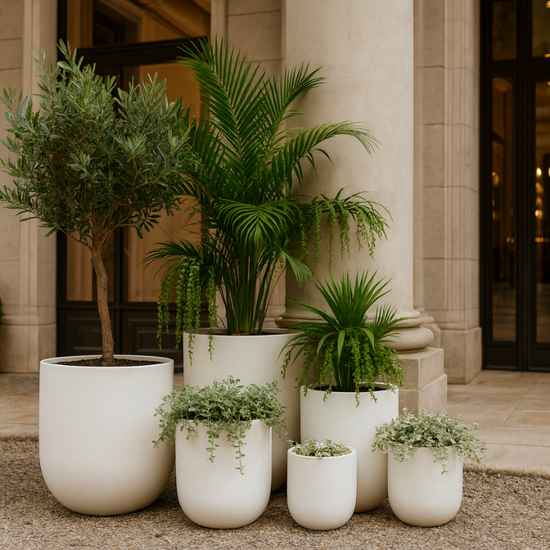 Lightweight Classic Pot | White | Evergreen Walls