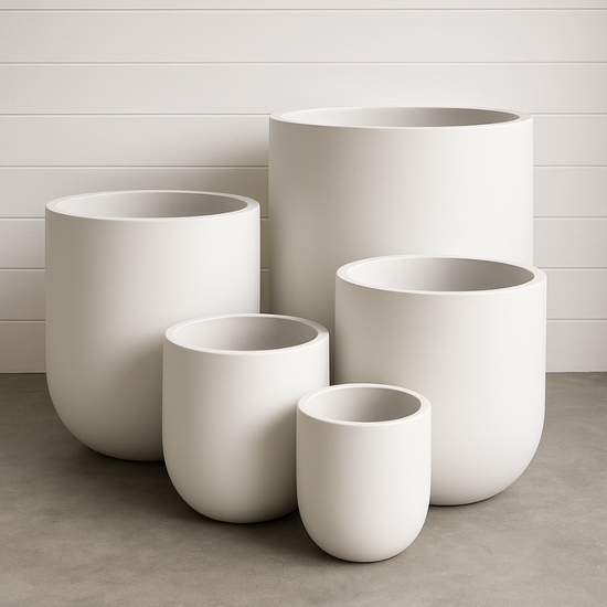 Lightweight Classic Pot | White | Evergreen Walls