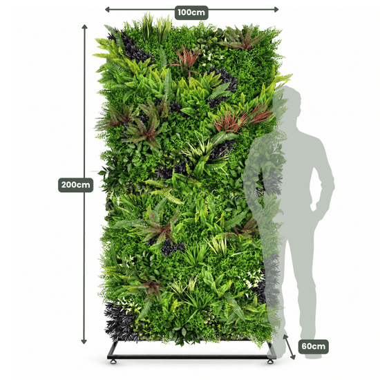 Freestanding Green Wall Privacy Divider