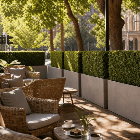 Freestanding Hedge Divider | Evergreen Walls