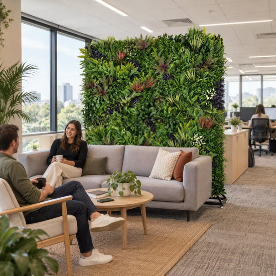 Freestanding Green Wall Privacy Divider