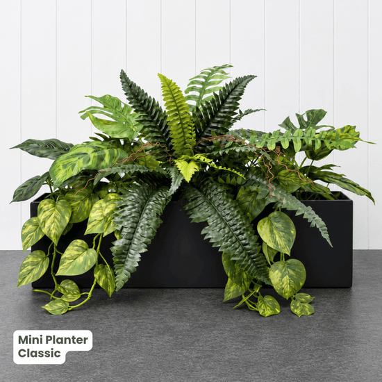 Mini Planter with Artificial Greenery