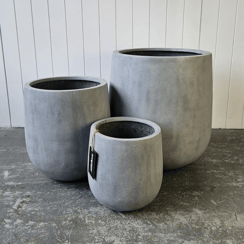 Platypus - Triple Plant Pot Bundle – Cement Grey