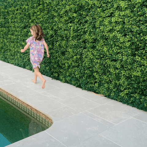 Premium hedge artificial boxwood panel