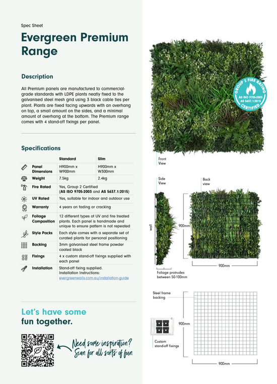 Spec Sheet