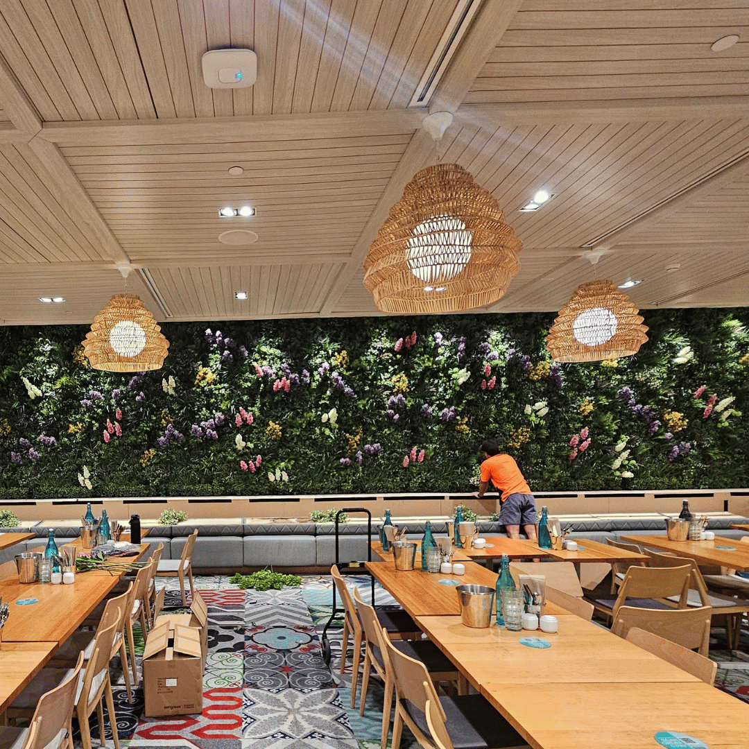 The Star Casino Sydney, Artificial Greenery panel installation