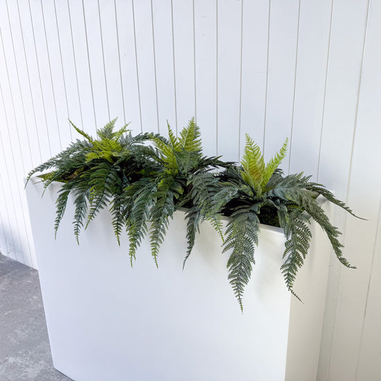 Leather Fern Bush UV Large 60cm | Evergreen Walls