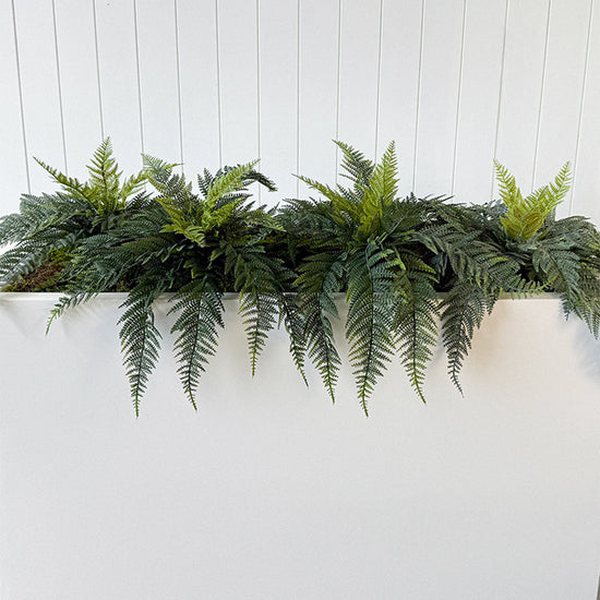 Leather Fern Bush UV Large 60cm | Evergreen Walls