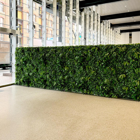 Single Sided Free Standing Green Wall Privacy Wall 2m x 2m