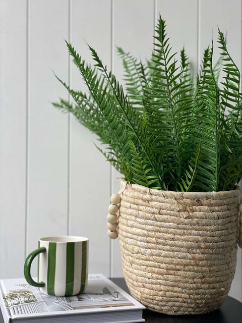 Boston Fern Ruffle Bush (UV) 52cm - Evergreen Walls