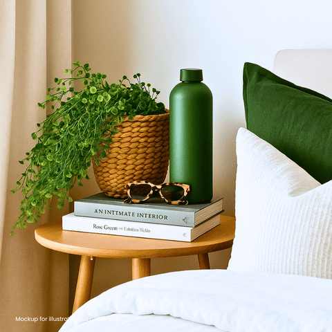 Button Fern Hanging Pot (UV) - Evergreen Walls
