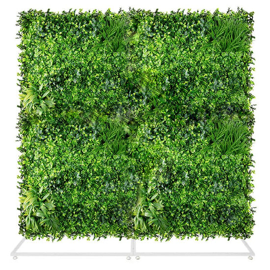 Double Sided Free Standing Green Wall Privacy Wall 2m X 2m - Evergreen Walls