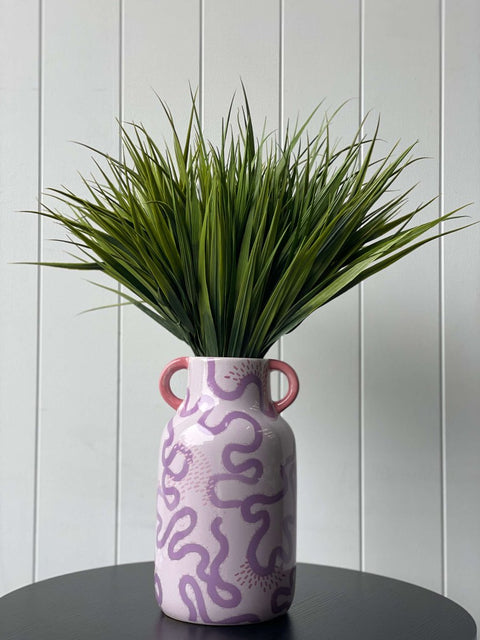 Grass Bush Mixed Green 35cm (UV) - Evergreen Walls
