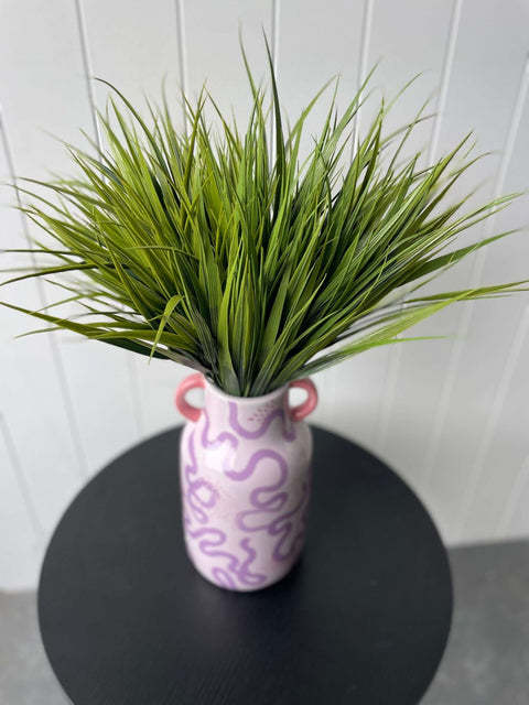 Grass Bush Mixed Green 35cm (UV) - Evergreen Walls