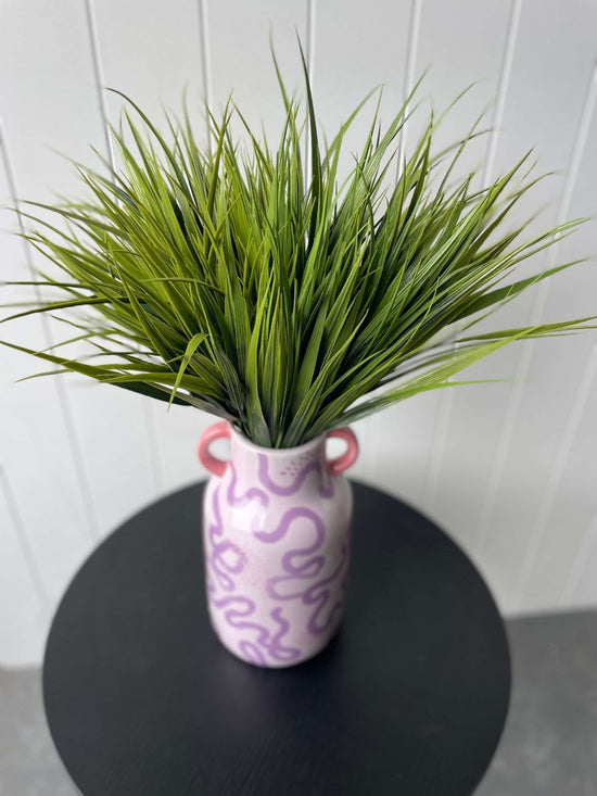 Grass Bush Mixed Green 35cm (UV) - Evergreen Walls