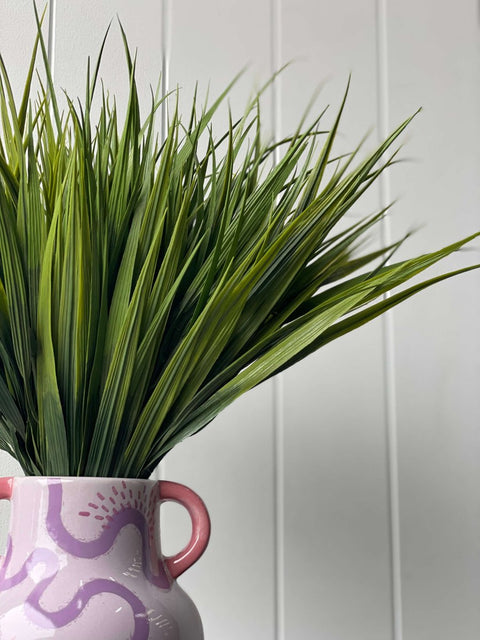 Grass Bush Mixed Green 35cm (UV) - Evergreen Walls