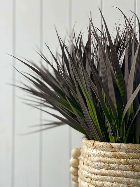 Grass Bush Red 35cm (UV) - Evergreen Walls