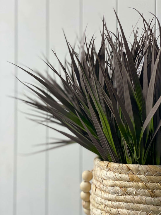 Grass Bush Red 35cm (UV) - Evergreen Walls