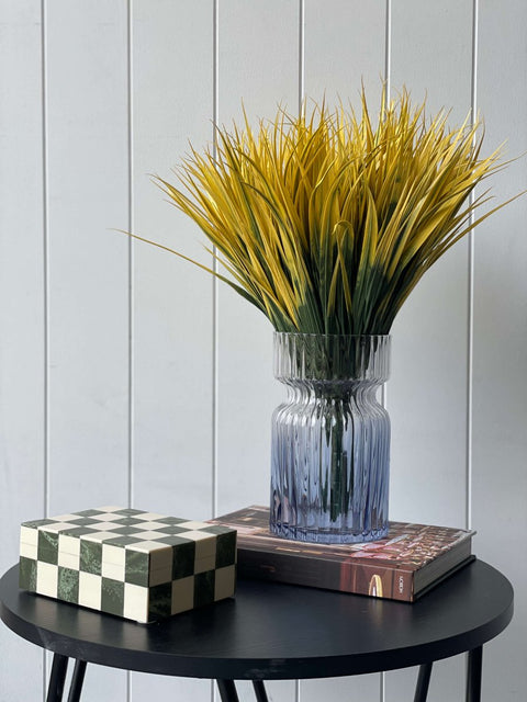 Grass Bush Yellow 35cm (UV) - Evergreen Walls