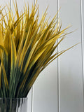 Grass Bush Yellow 35cm (UV) - Evergreen Walls