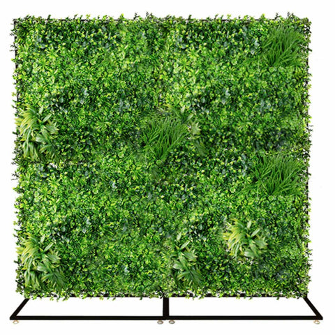 Single Sided Free Standing Green Wall Privacy Wall 2m x 2m - Evergreen Walls