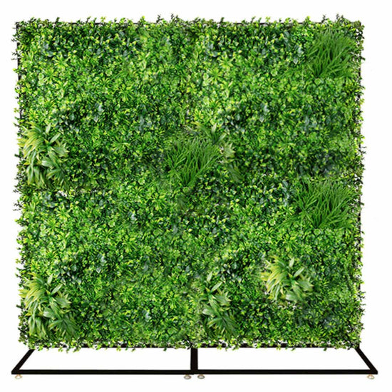 Single Sided Free Standing Green Wall Privacy Wall 2m x 2m - Evergreen Walls