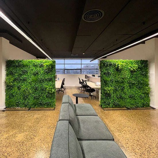Single Sided Free Standing Green Wall Privacy Wall 2m x 2m - Evergreen Walls