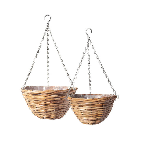 Bundle - Rattan Hanging Bowls - Evergreen Walls