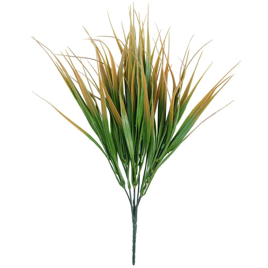 Grass Bush Brown 35cm (UV) - Evergreen Walls