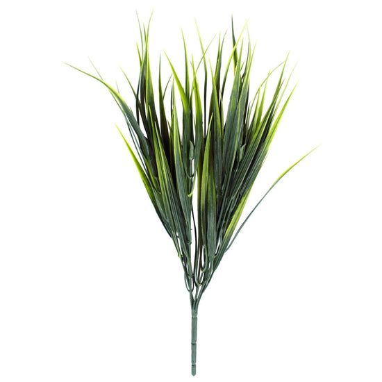 Grass Bush Mixed Green 35cm (UV) - Evergreen Walls